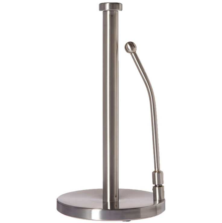 Modern Stand Up Design Kitchen Roll Holder Stainless Steel Paper Towel Holder Stand, Standing Kitchen Paper Towel Holder