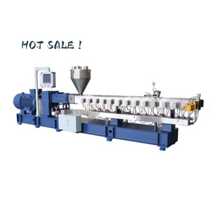 Plc Control Double-Screw Extruder Plastic Pet Raw Material Granule Making Machine