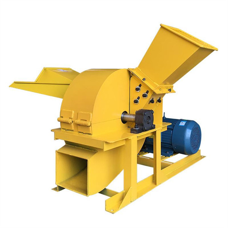 Tree branches crusher grinding machine mobile wood log sawdust making machine