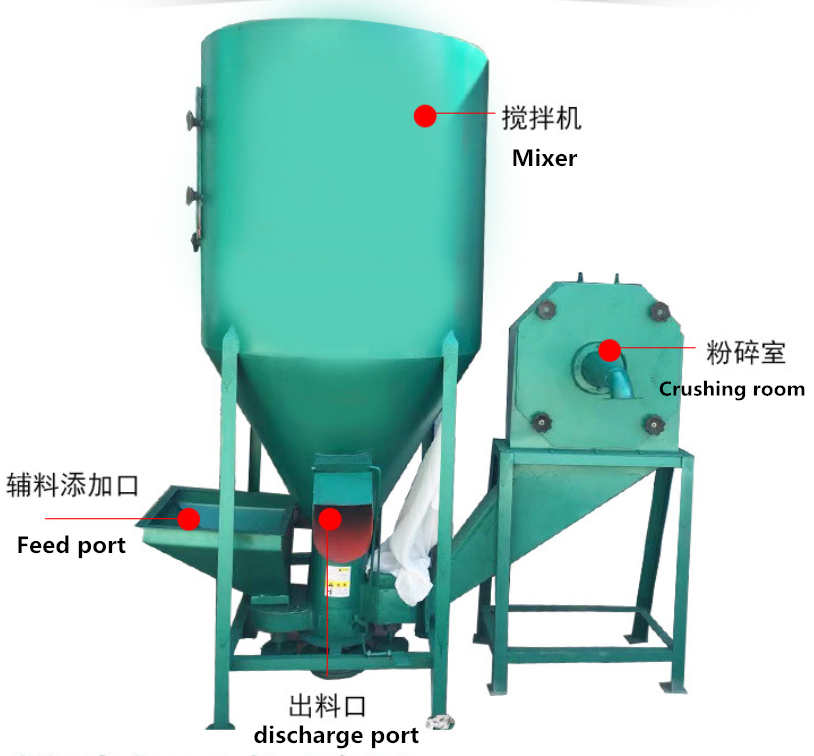 Farm Machinery 50kg/100kg grain seed mixer/animal poultry feed mixer