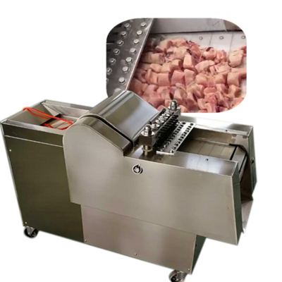 Frozen meat cube cutting machine / pork meat dicer / beef cutting machine