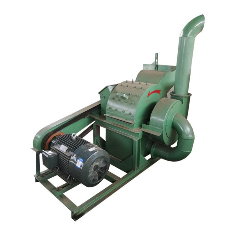 Diesel coconut husk shredder grain wheat powder wood hammer mill crusher