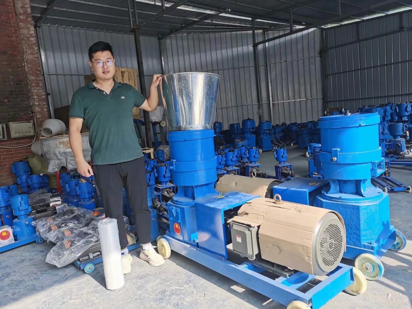 Good quality sawdust pelet machine small and large wood sawdust pellet making machine