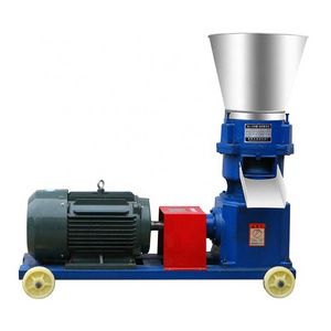 Low cost 300kg 500kg 1t h small farm used livestock poultry cattle feed pellet mill animal feed