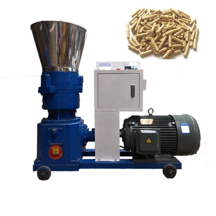 Low cost 300kg 500kg 1t h small farm used livestock poultry cattle feed pellet mill animal feed