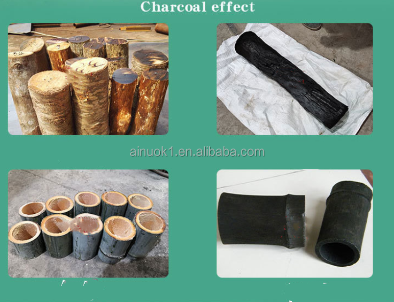 Smokeless Charcoal Machine Biochar Kiln Carbonization Stove to Make Bamboo Charcoal