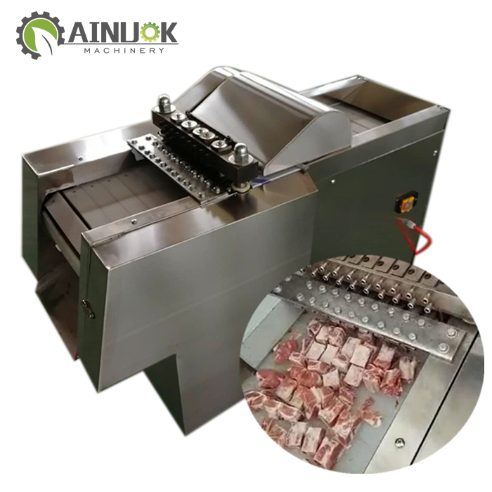 Large Capacity Commercial chicken bone cube dicer/slicer machine Frozen meat cutting machine