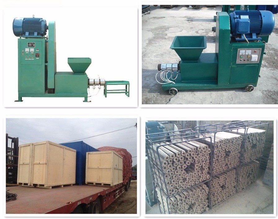 Charcoal briquette machine from agricultural waste/ wood sawdust charcoal briquette making machine