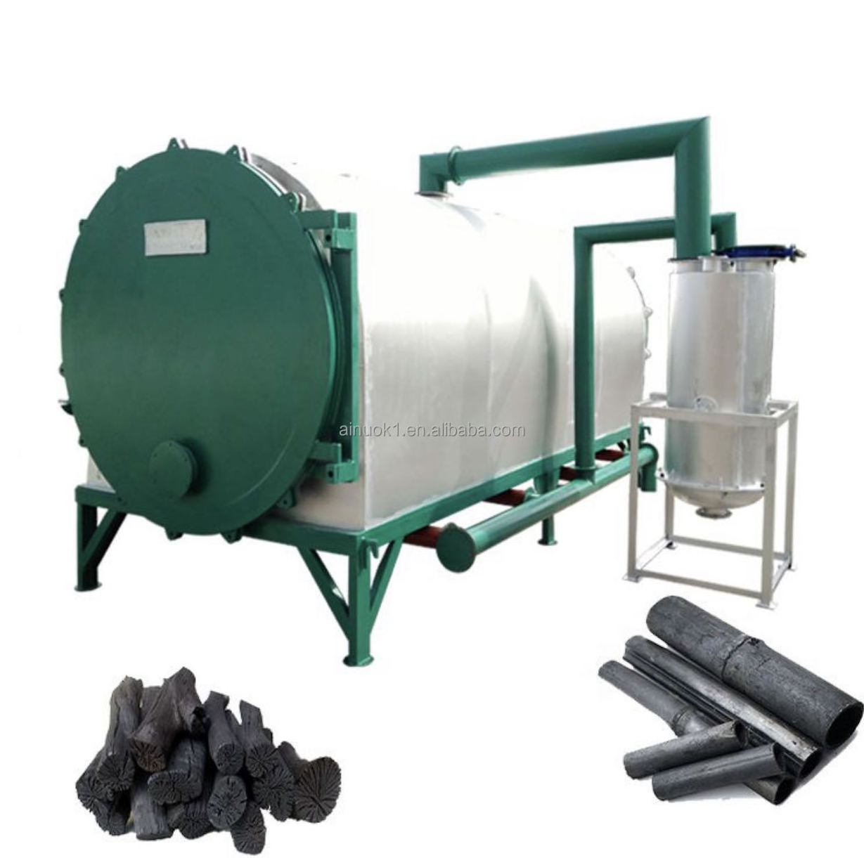 Smokeless Charcoal Machine Biochar Kiln Carbonization Stove to Make Bamboo Charcoal