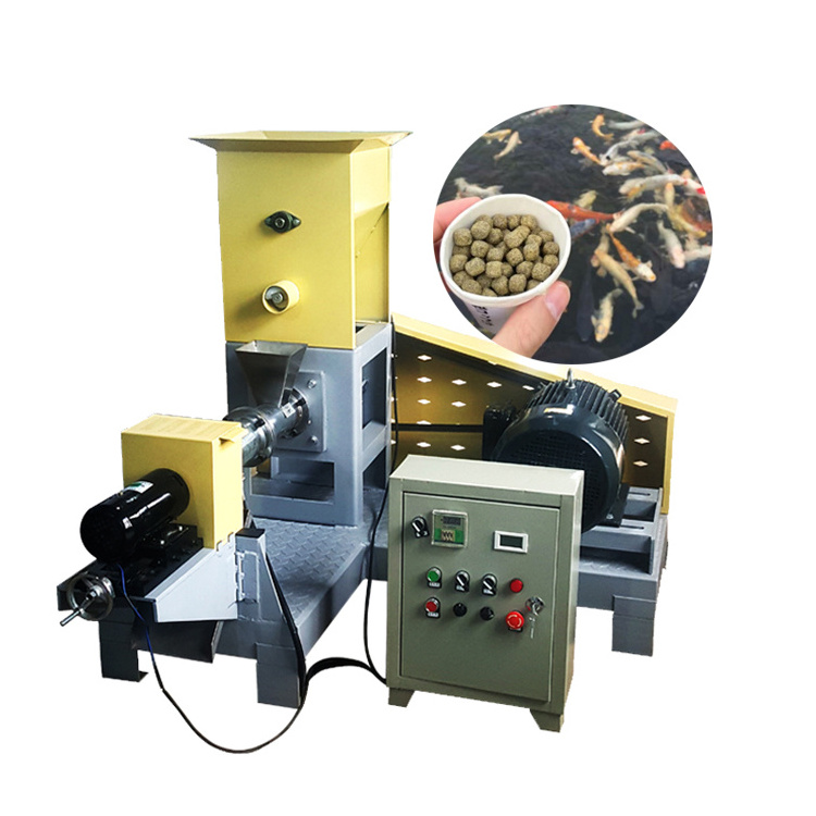 Dry floating fish feed making machine for salmon tilapia catfish food