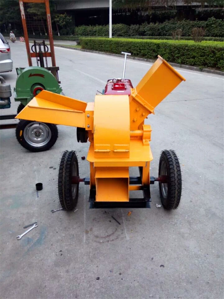 High efficenty wood powder making mahine wood chips crusher shredding machine for sawdust powder