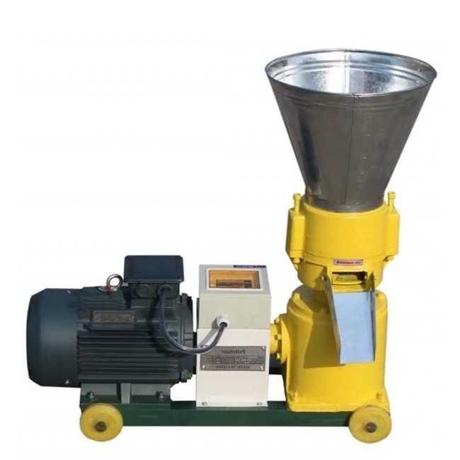 3kw 220V chicken food animal cattle grass feed pellet pelletizer machine for animal feeds