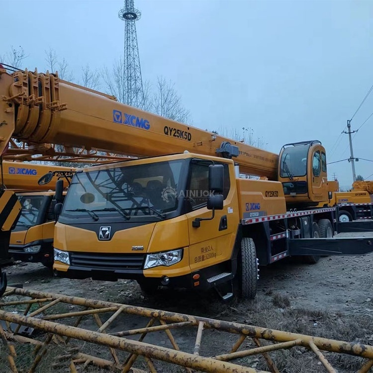 Used  XC&MG QY25K truck crane 25 ton hydraulic rough terrain crane for sale