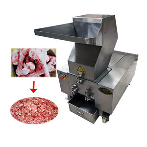 For Breaking Nuts Bones Breaker And Crusher Cow Crushing Pig Goat Bone Shredder Machine