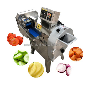 multi function electric vegetable cutting machine automatic slicer okra cutting machine cucumber dicing vegetable cutter