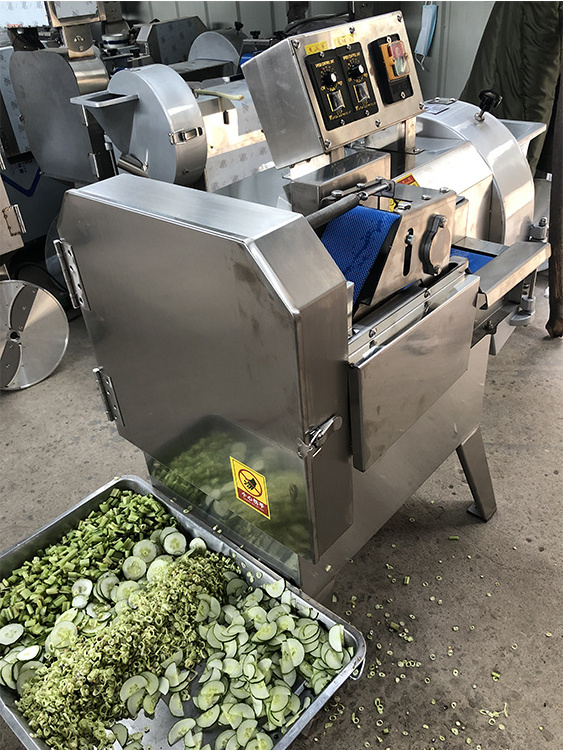 Stainless Steel Multifunctional electric Parsley Potato Onion Vegetable Okra Cutter Leaf Vegetable Spinach Cutting Machine