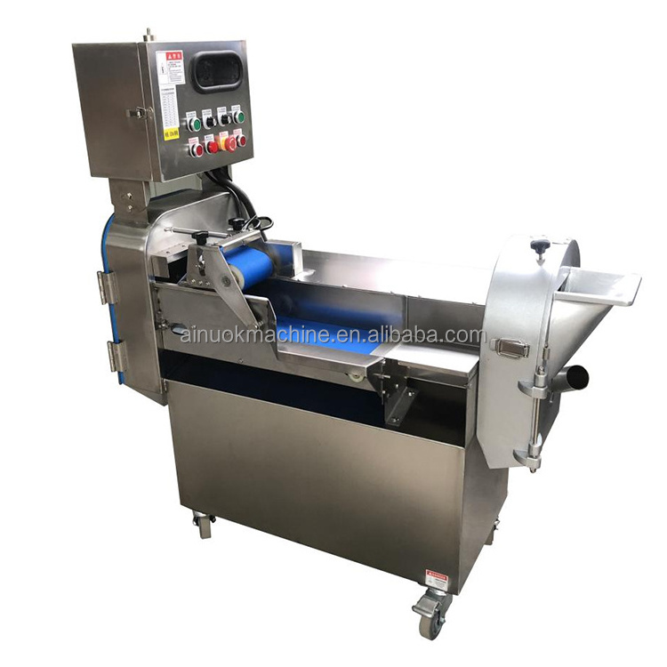 Automatic green onion rings julienne peeling and root cutting machine