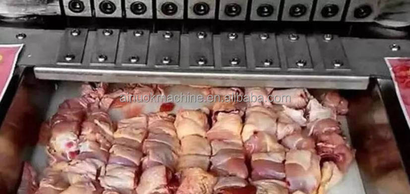 automatic meat cuber chicken cutter machine/frozen meat dicer cube cutting machine