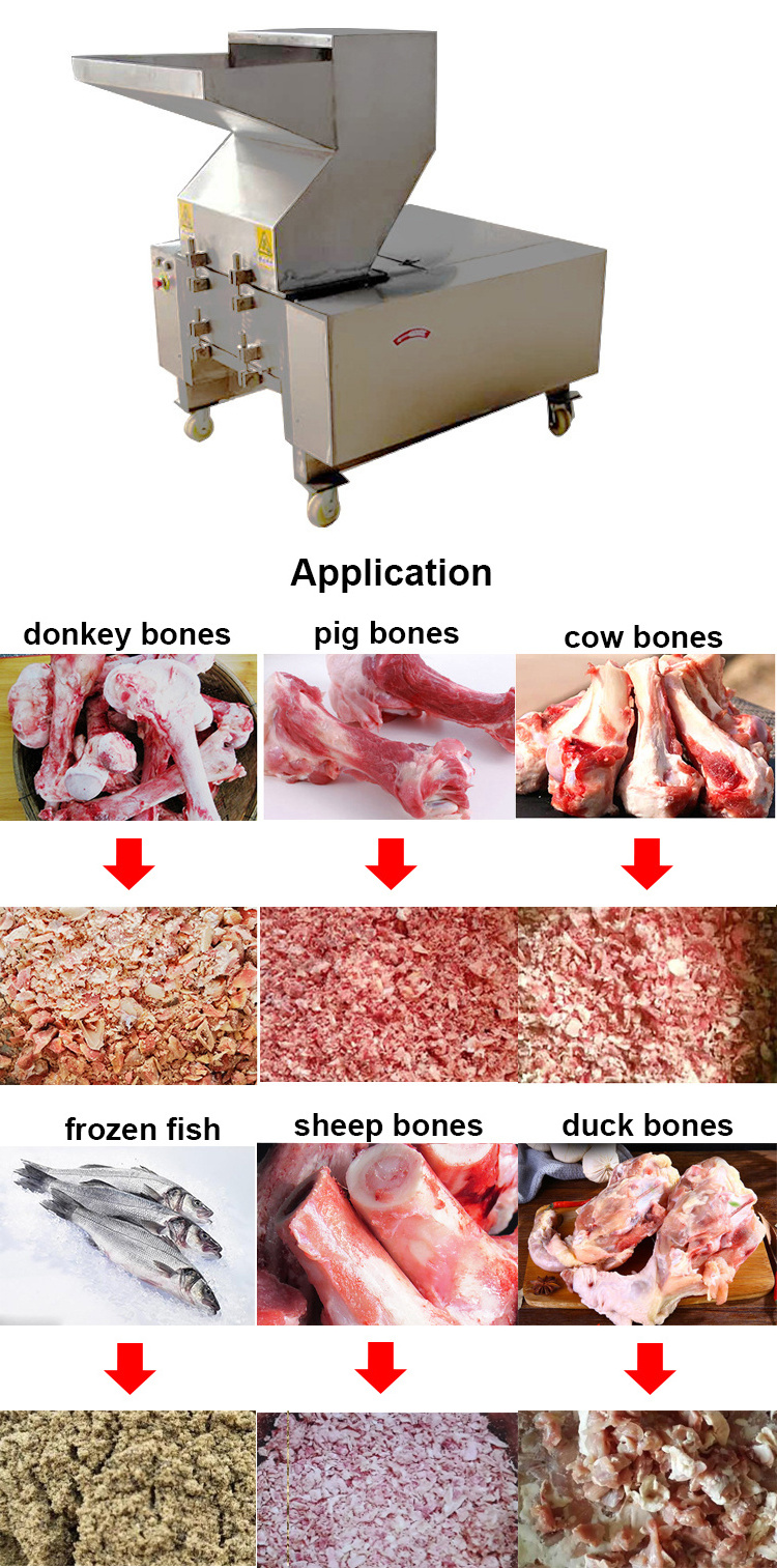 High quality buffalo bone grinder machine/cow bone crusher machine for dog food