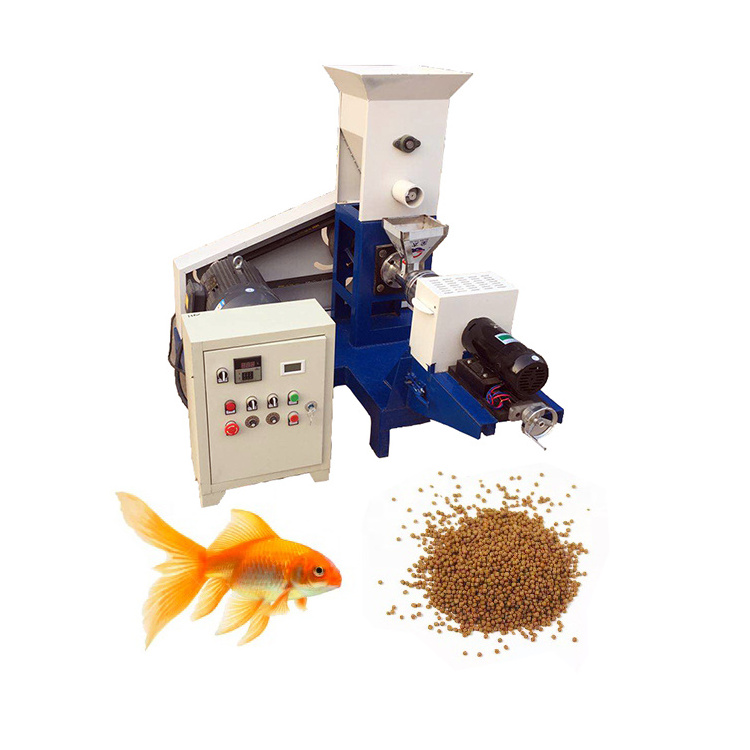 Floating fish feed extruder fish food making machine made in china feed pellet processing production line