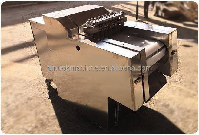 automatic meat cuber chicken cutter machine/frozen meat dicer cube cutting machine