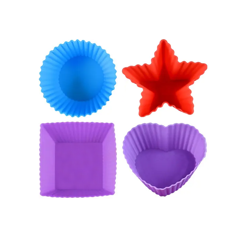 3 cm mini 6 12 24 pcs hole small non-stick pet tulip baking paper muffin cups  liners cake tray cupcake packaging box 18 cup pan