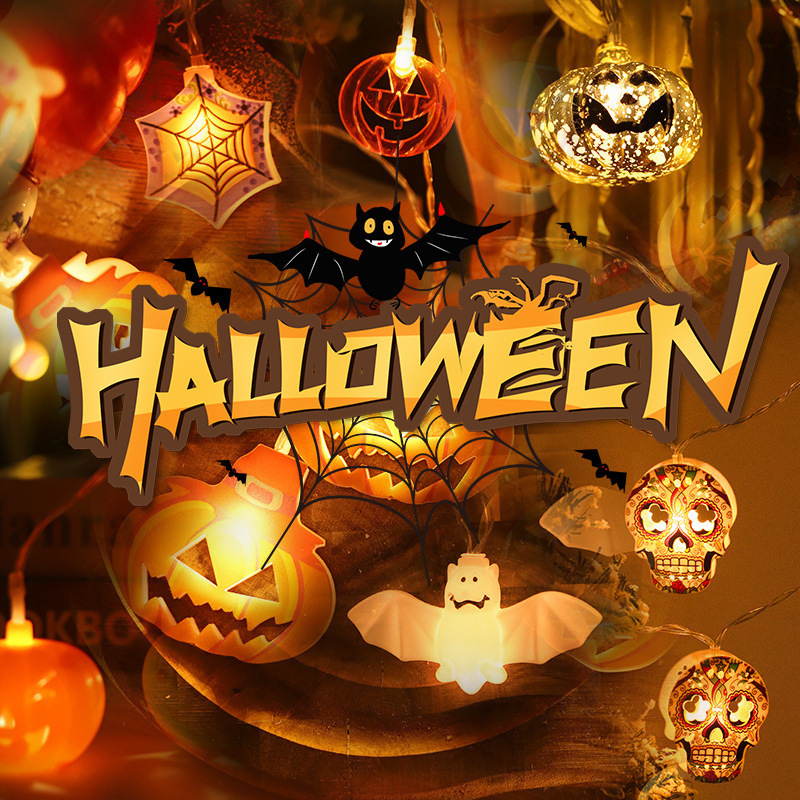 New Arrivals 1.5m Halloween Led Ghost Pumpkin Led String Light for Halloween Party Decoration