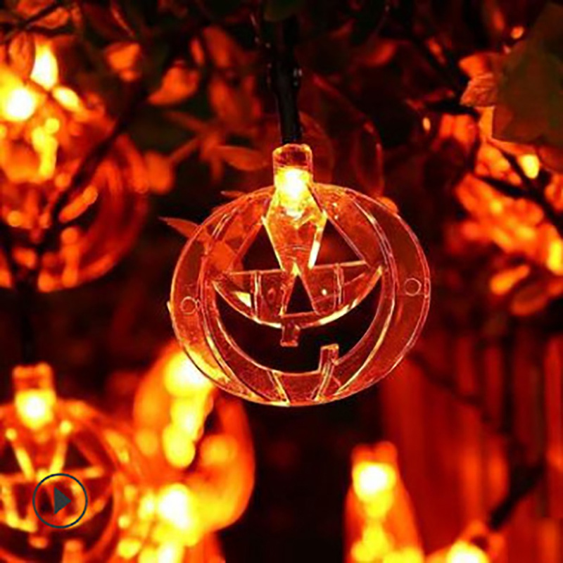 New Arrivals 1.5m Halloween Led Ghost Pumpkin Led String Light for Halloween Party Decoration