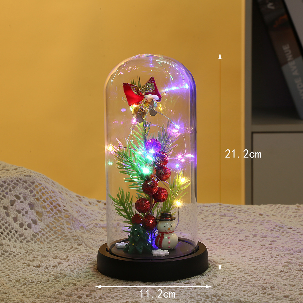 2023 Christmas Gift Handmade Acrylic Cover Christmas Eve Ambiance Decorations Christmas Ornaments