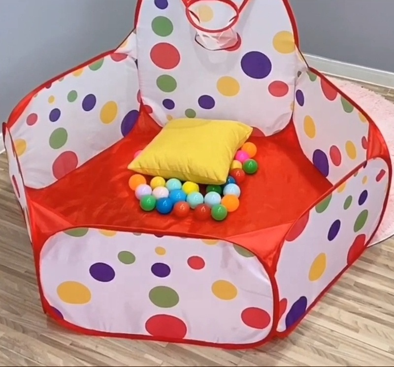 AIOIAI Pop Up Kids Soft Play Ball Pool Baby Ball Pool Indoor Playground Ball Pit