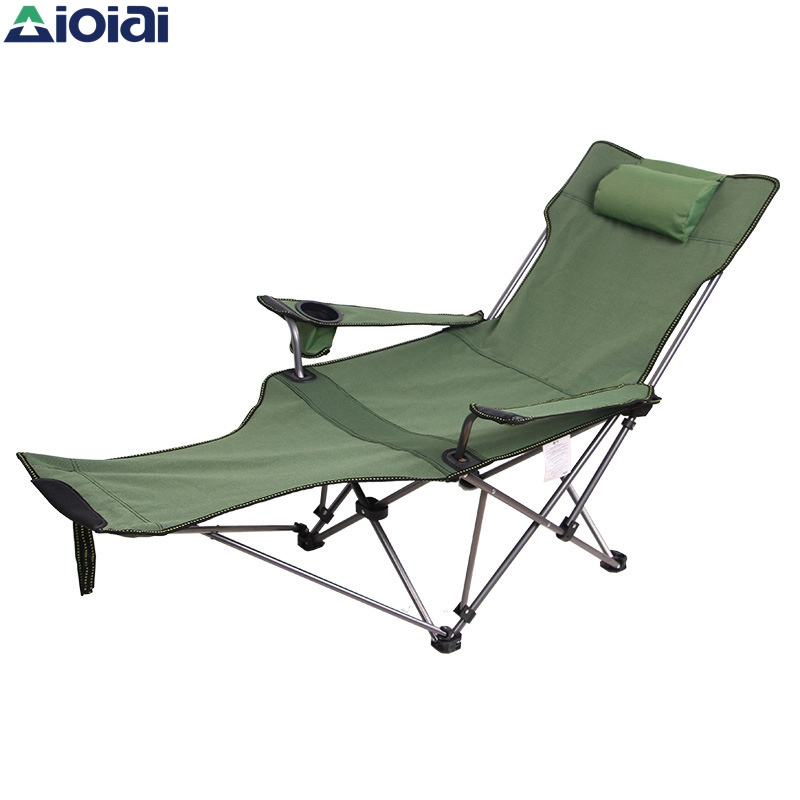 AIOIAI Low Folding Beach Adjustable Reclining Mesh Padded Back Camping Chair