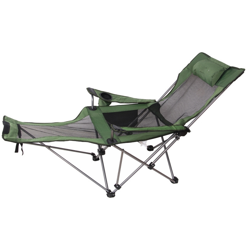 AIOIAI Low Folding Beach Adjustable Reclining Mesh Padded Back Camping Chair