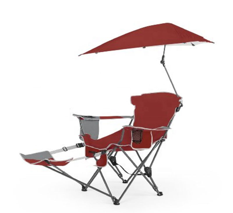 AIOIAI Portable Fishing Chair with Canopy Camping Sunshade Chair Folding Beach Lounge OEM Fishing Bag 60 Cm for Chair CN;ZHE