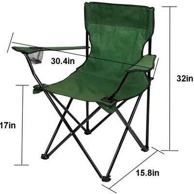 Aluminum Frame Adjustable Lightweight Folding Chair Camping Beach Chair