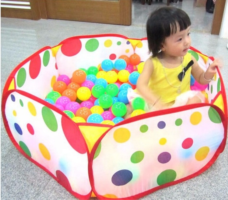 AIOIAI Pop Up Kids Soft Play Ball Pool Baby Ball Pool Indoor Playground Ball Pit