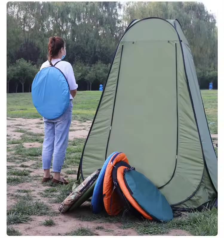 AIOIAI Shower Tent Toilet Mosquito Net Tent foldable outdoor spring steel wire pop up Camping tent