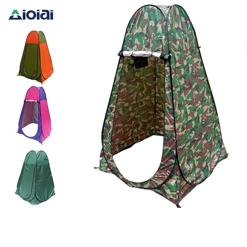 AIOIAI Shower Tent Toilet Mosquito Net Tent foldable outdoor spring steel wire pop up Camping tent