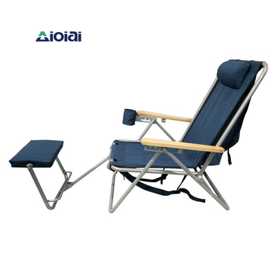 Aioiai Best Fishing Chair Backpack Beach Chair With Footrest Siesta Leisure Folding Chair