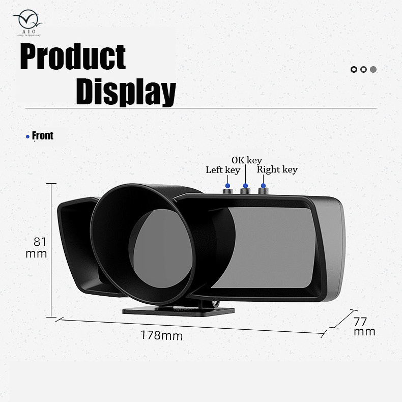 AIO 2022 New Car Head Display C3 Head Up Display Navigation 5