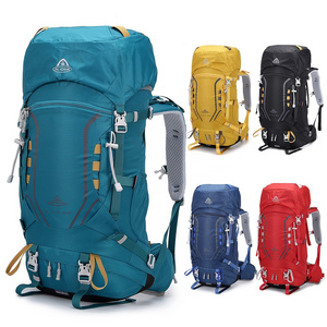 2024 Trending Nylon Survival Climbing Backpack 40L Outdoor Travel Camping Trekking Waterproof Hiking Backpack