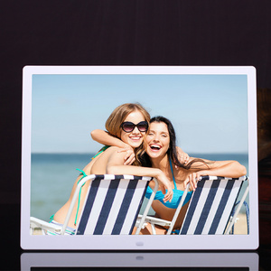 Square monitor view 15 Inch 1024*768 Resolution Digital Photo Frame With Storage Media, Auto On/Off Time MP3 and Video Player