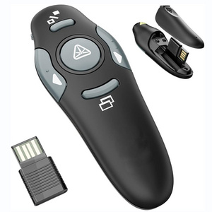 Wireless Presenter with Laser Pointer Red, USB Laser Pointer Presentation Clicker for Powerpoint