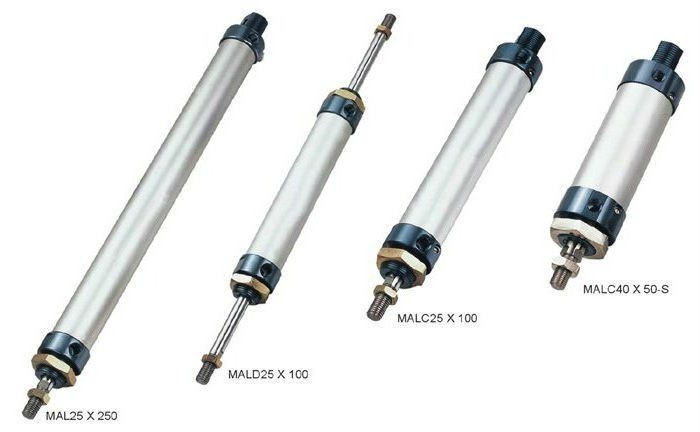 MAL MA CDM DSNU CDJ2B series Aluminum Stainless steel Small double acting  Mini Pneumatic air Cylinder