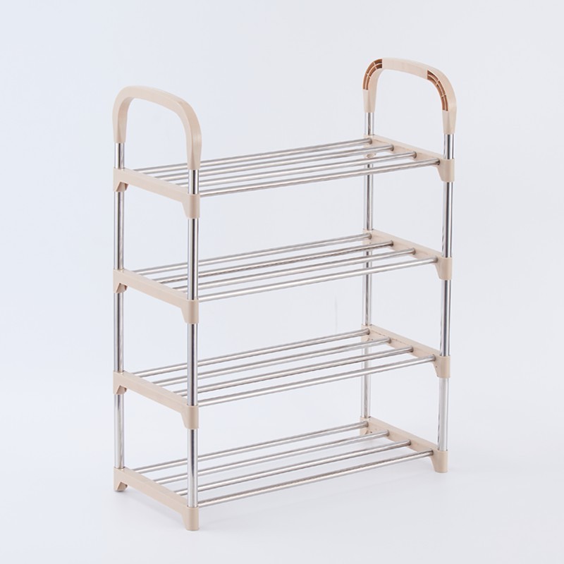 Wholesale design production plastic shoe stand rack online modern display storage shoes rack for entryways