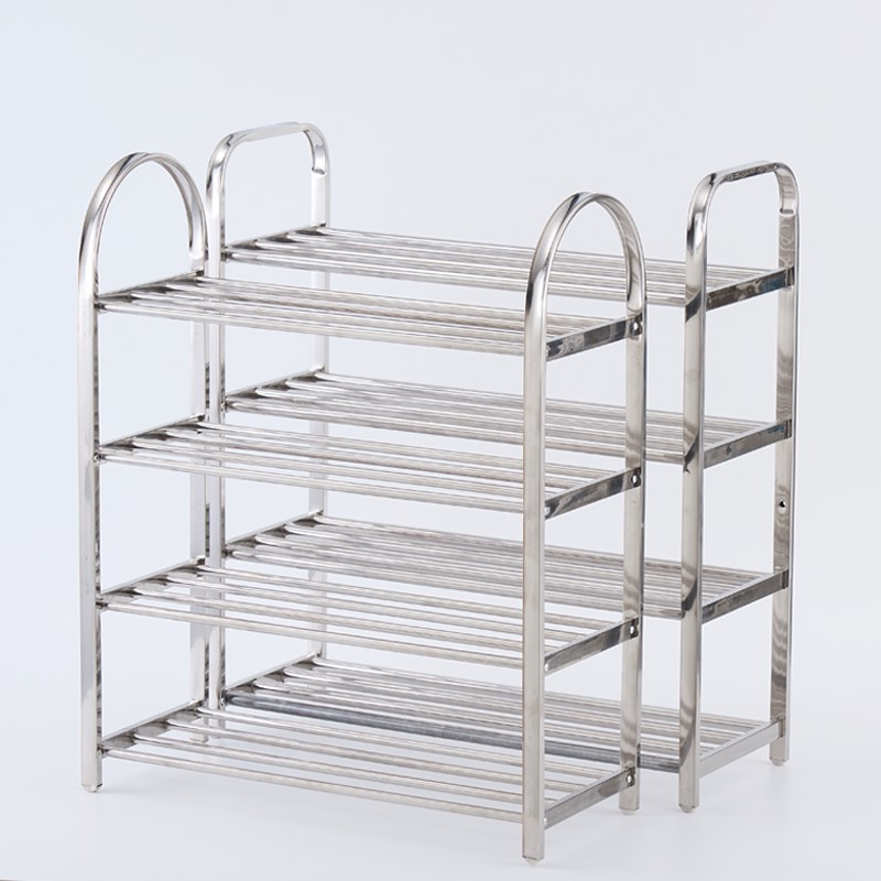 Modern Cheap price custom 4 5 tier metal steel shoe cabinet steel shoe racks for sale