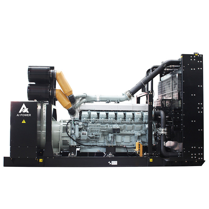 50hz Ai power diesel generator 1000kva 800kw power by Japan Mitsubishi S12A2-PTA