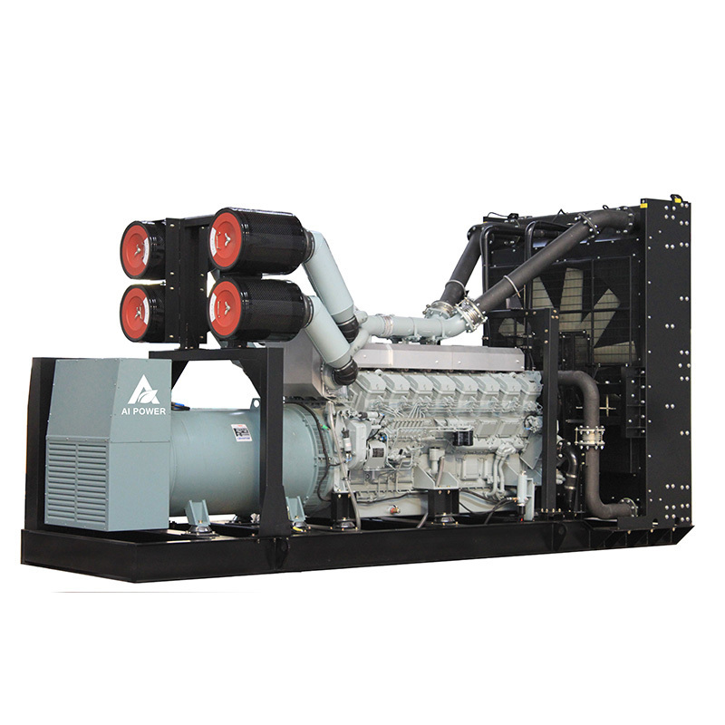 50hz Ai power diesel generator 1000kva 800kw power by Japan Mitsubishi S12A2-PTA