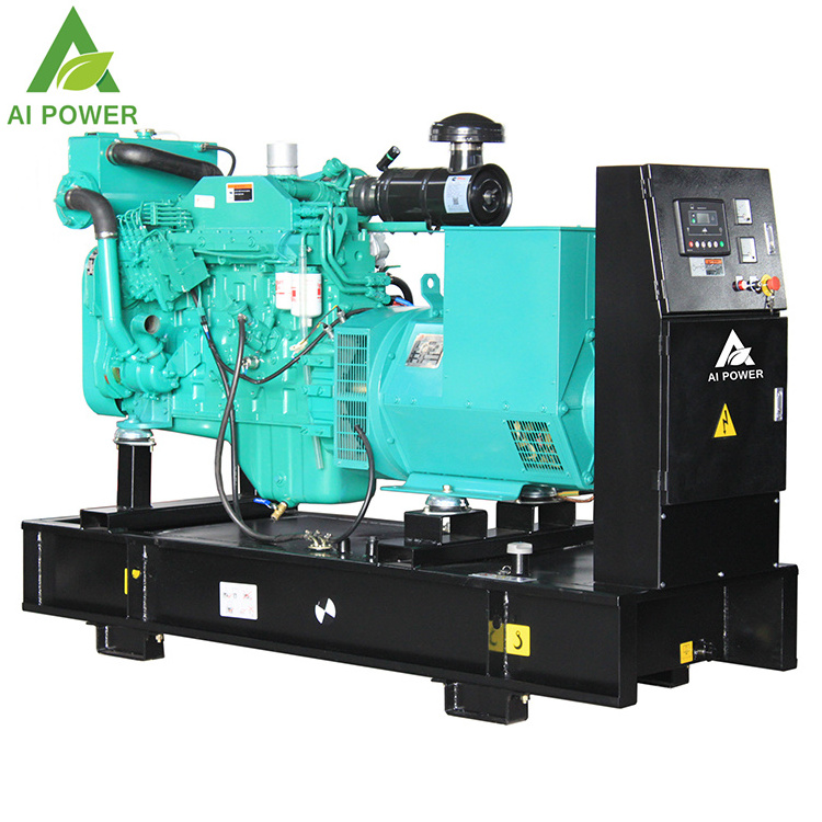 CCS ABS 50kw genset marine diesel generator with heat exchanger