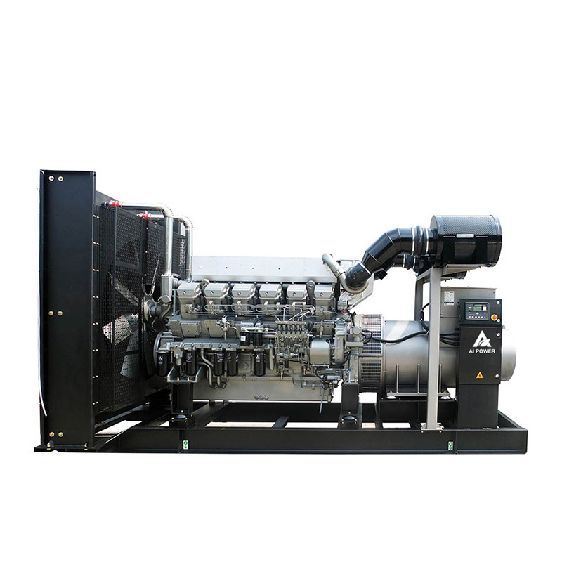 50hz Ai power diesel generator 1000kva 800kw power by Japan Mitsubishi S12A2-PTA