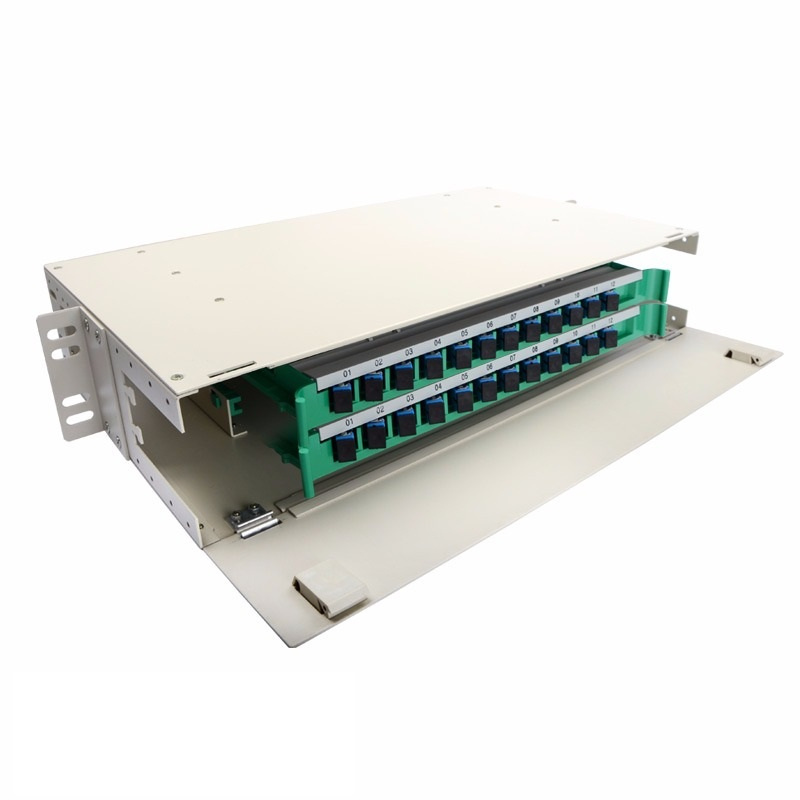 12 24 Port Fiber Optic Patch Panel Manufacturing Odf Rack Mount Odf Patch Panel Wall Mount Fiber Optic Patch Panel